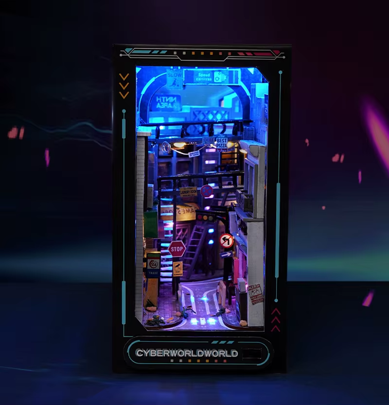 Cyberpunk Book Nook Kit