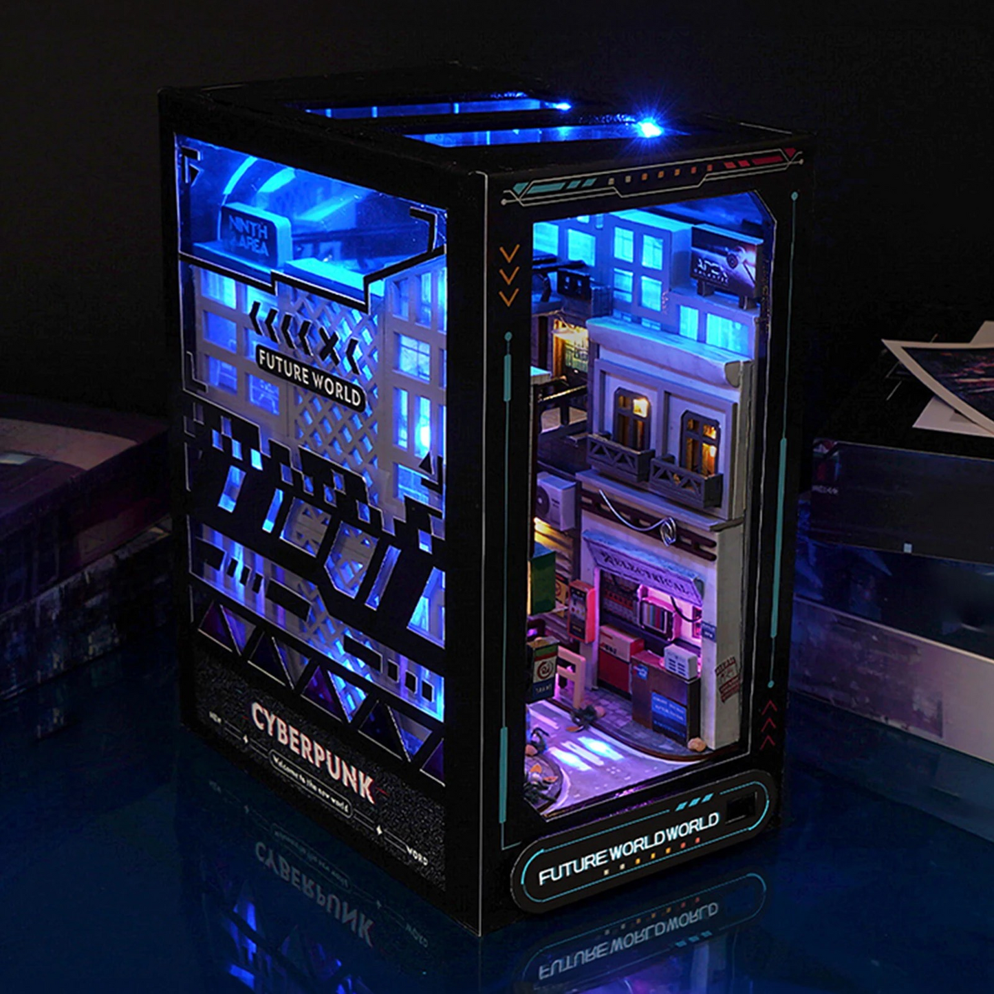 Cyberpunk Book Nook Kit