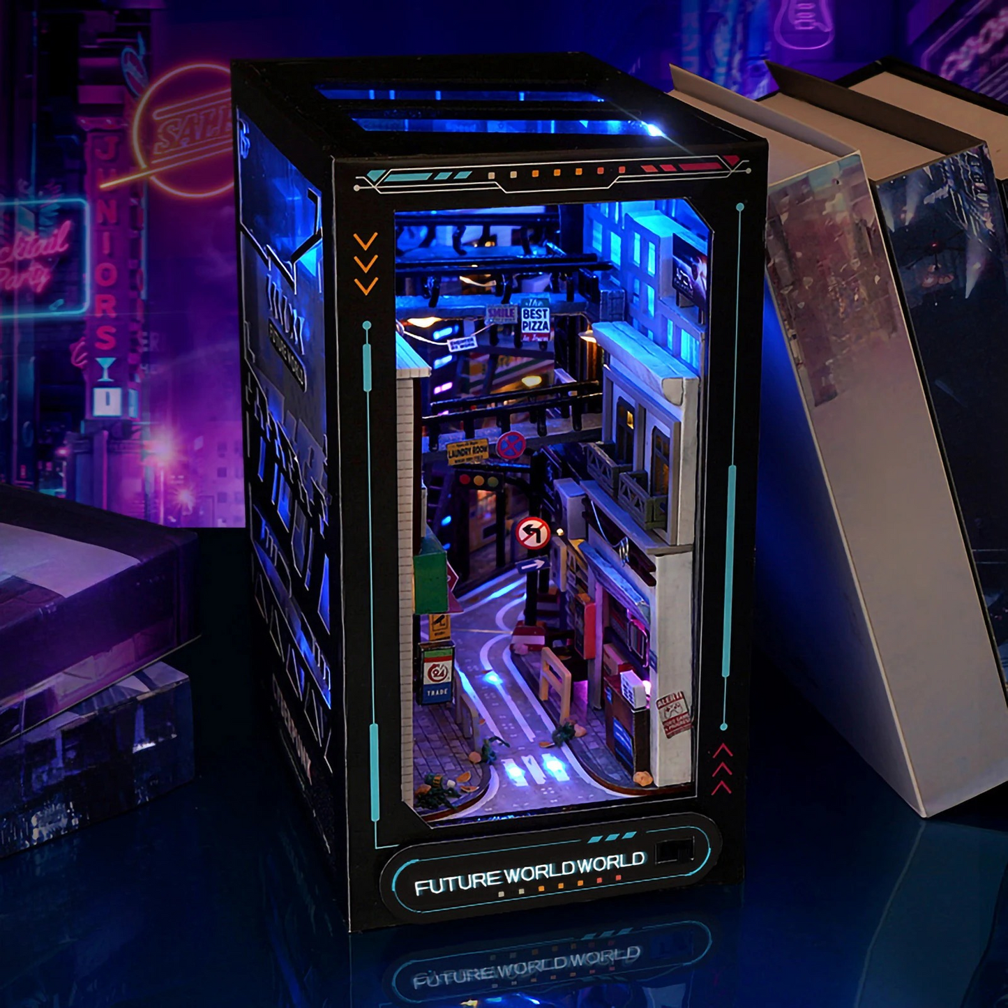 Cyberpunk Book Nook Kit