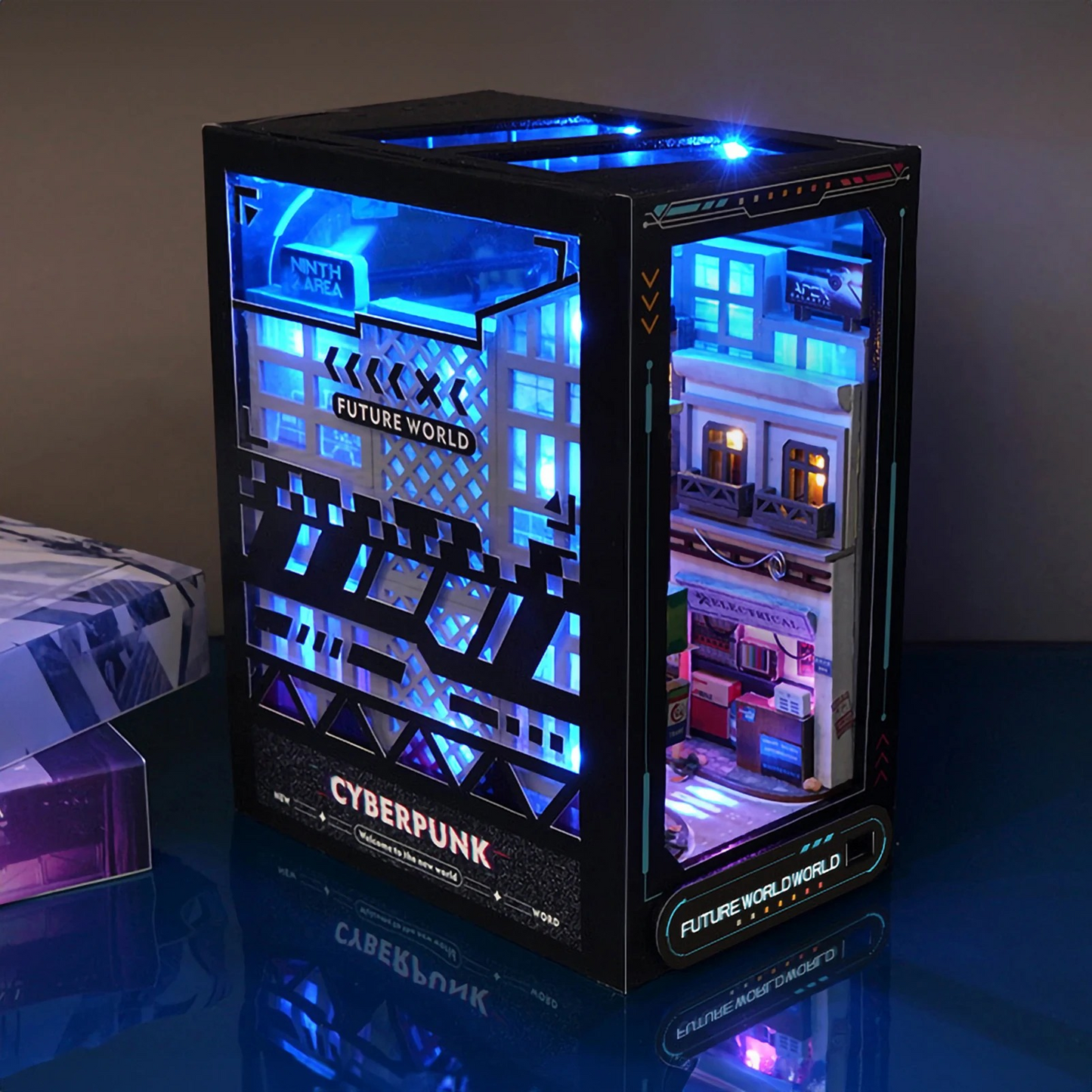 Cyberpunk Book Nook Kit